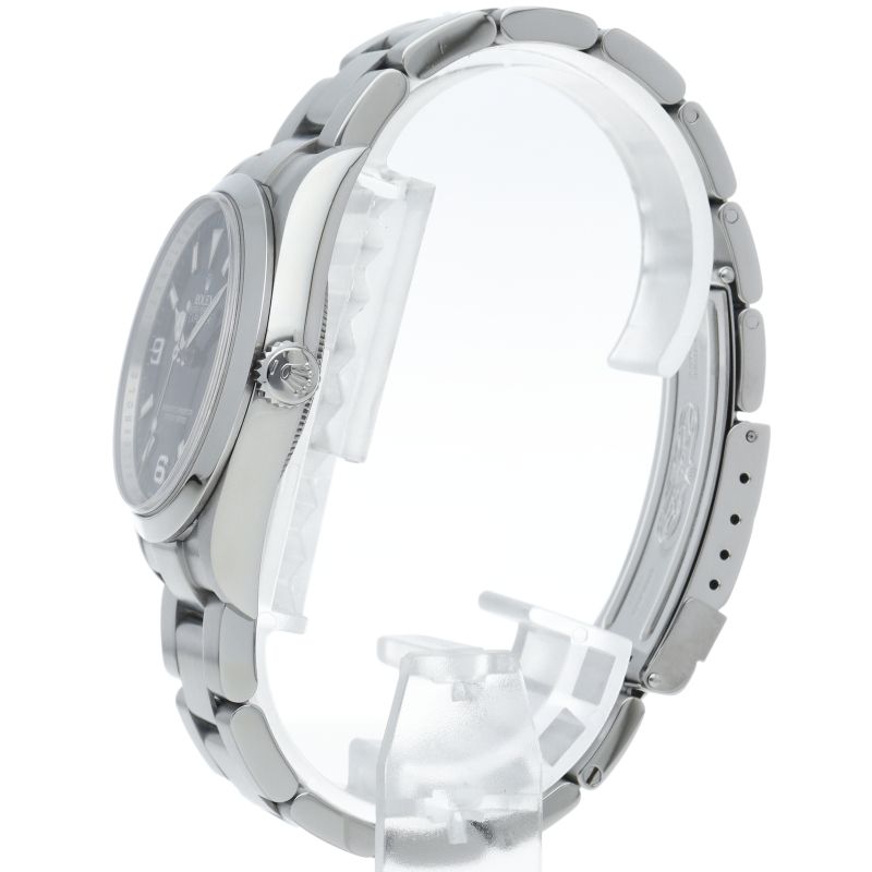 Rolex Roulette SS Watch Black Polished — view 3