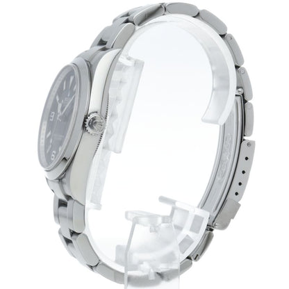 Rolex Roulette SS Watch Black Polished — view 3
