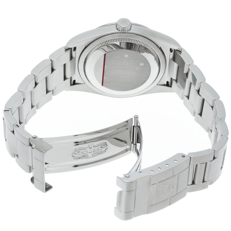Rolex Roulette SS Watch Black Polished — view 5