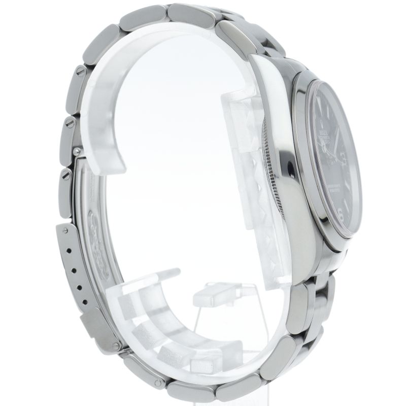 Rolex Only Swiss SS Watch Black Polished — view 4