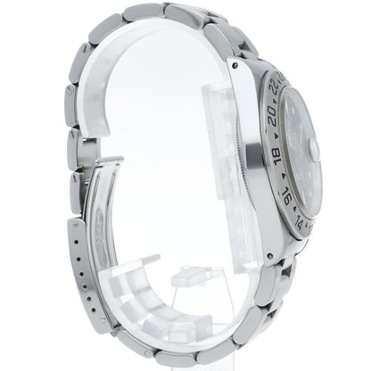 Rolex Tritium Single Buckle Box SS Watch Black Polished — view 4