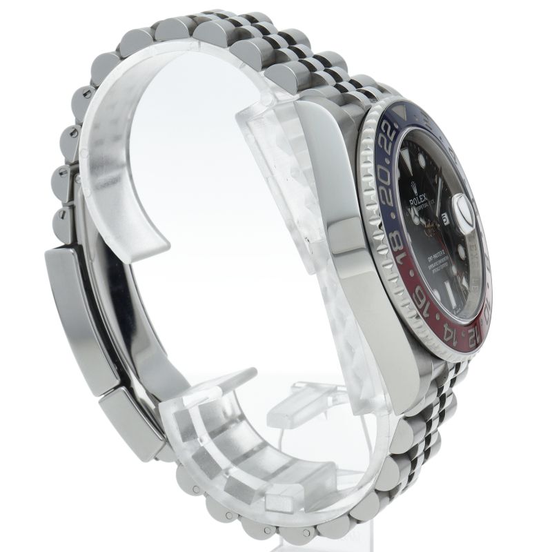 Rolex GMT Master 2 Watch Box SS Black Polished — view 4