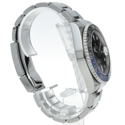 Rolex GMT Master 2 Watch Oyster SS Black Polished — view 4