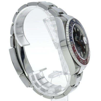 Rolex GMT Master 2 Watch Oyster Box SS Black Polished — view 4