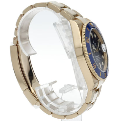 Rolex Submariner Date Watch Blue Box 18k Yellow Gold Polished — view 4