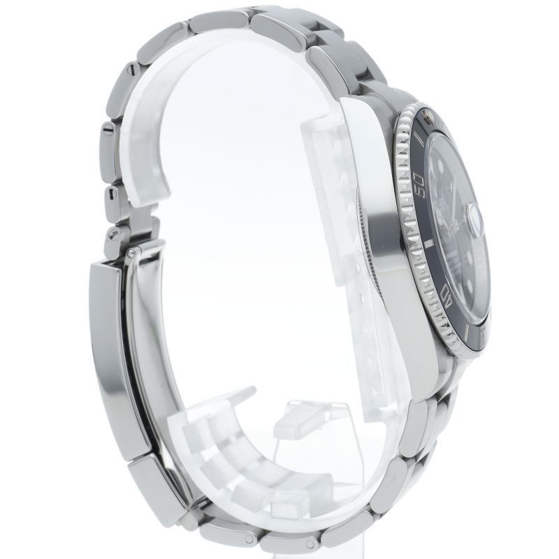 Rolex Submariner Date Watch SS Black Polished — view 4
