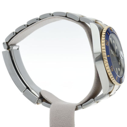 Rolex Submariner Date Watch Blue Box 18k Yellow Gold SS Polished — view 4