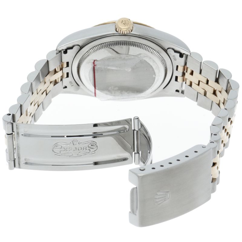 Rolex Datejust Watch Diamond Computer Dial 18k Yellow Gold SS — view 5