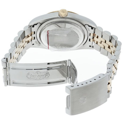 Rolex Datejust Watch Diamond Computer Dial 18k Yellow Gold SS — view 5