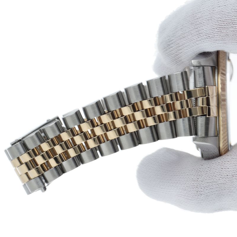 Rolex Datejust Watch Diamond Computer Dial 18k Yellow Gold SS — view 6