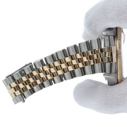 Rolex Datejust Watch Diamond Computer Dial 18k Yellow Gold SS — view 6