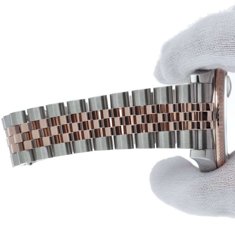 Rolex Datejust 36 Watch Diamond Box 18k Pink Gold SS — view 7