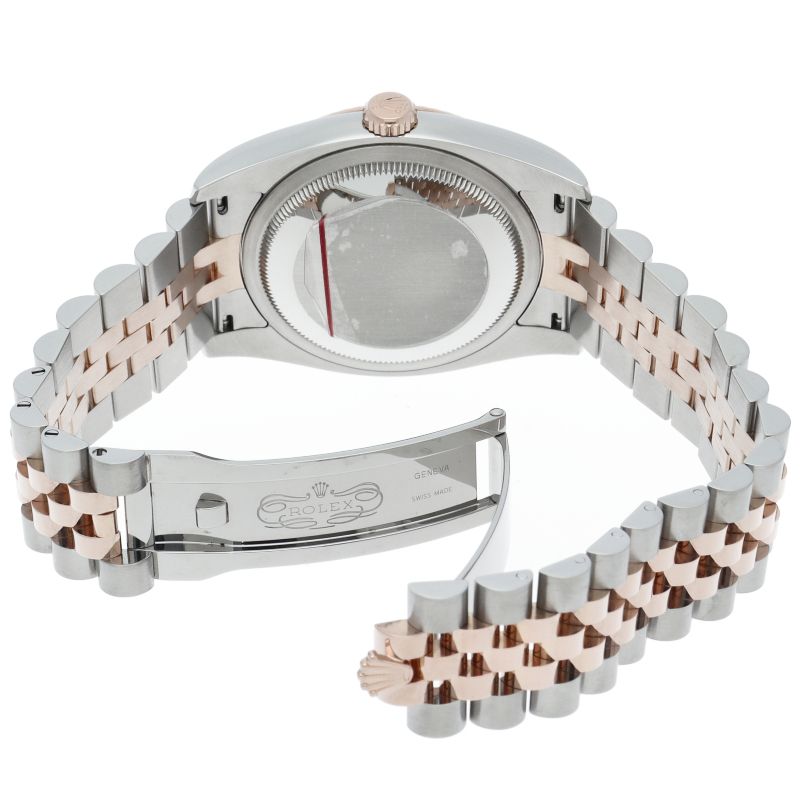 Rolex Datejust 36 Watch Diamond Box 18k Pink Gold SS — view 5