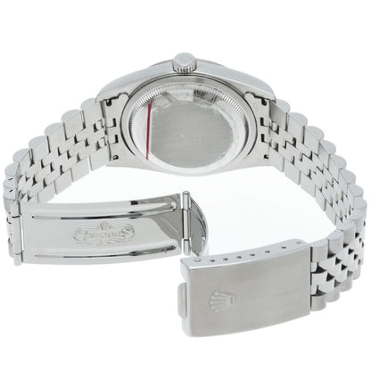 Rolex Datejust Watch Diamond 18k White Gold SS Black Polished 20 — view 5