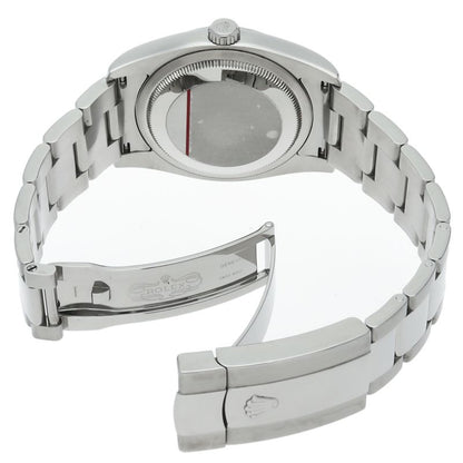 Rolex Datejust 36 Watch Oyster Box SS Black Polished 20 — view 5