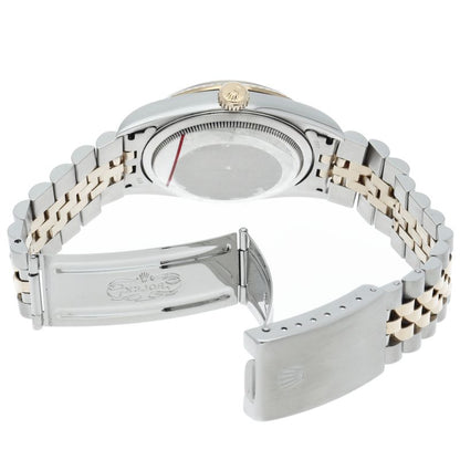 Rolex Datejust Watch Diamond Computer Dial 18k Yellow Gold SS — view 5