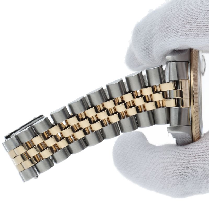 Rolex Datejust Watch Diamond Computer Dial 18k Yellow Gold SS — view 6