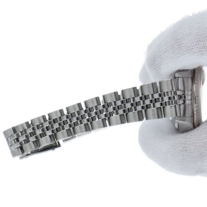 Rolex Datejust Watch 18k White Gold SS Black Polished — view 6
