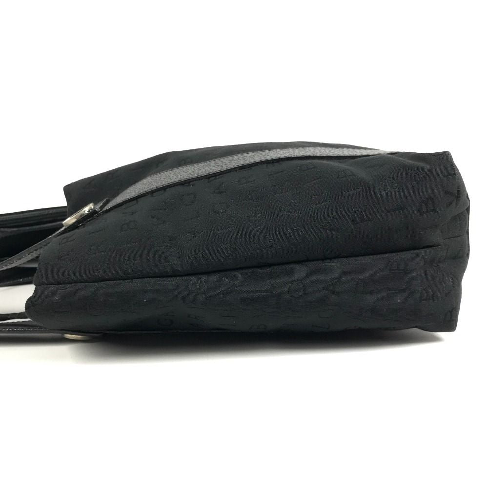 Bvlgari Handbag Logo Mania Pouch Leather Canvas Black — view 5