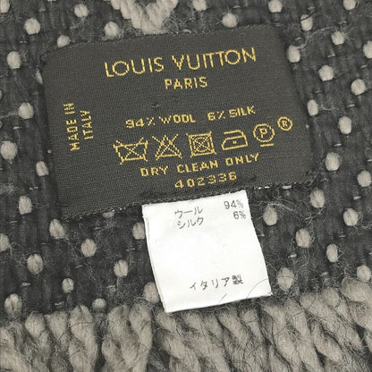Louis Vuitton Scarf Echarpe Logo Mania Wool Gray — view 4