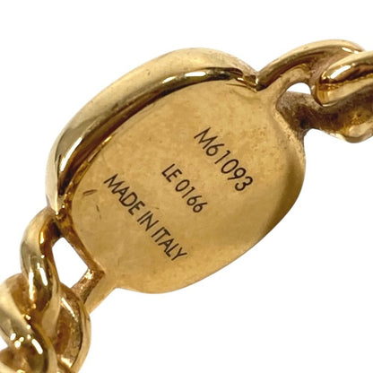 Louis Vuitton Earrings ID Chain Motif Metal Gold — view 6