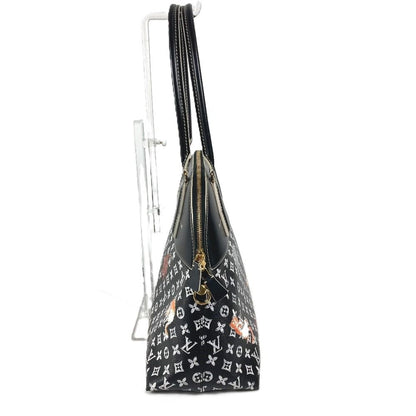 Louis Vuitton Shoulder Bag Alma Staple Leather Noir Black — view 5