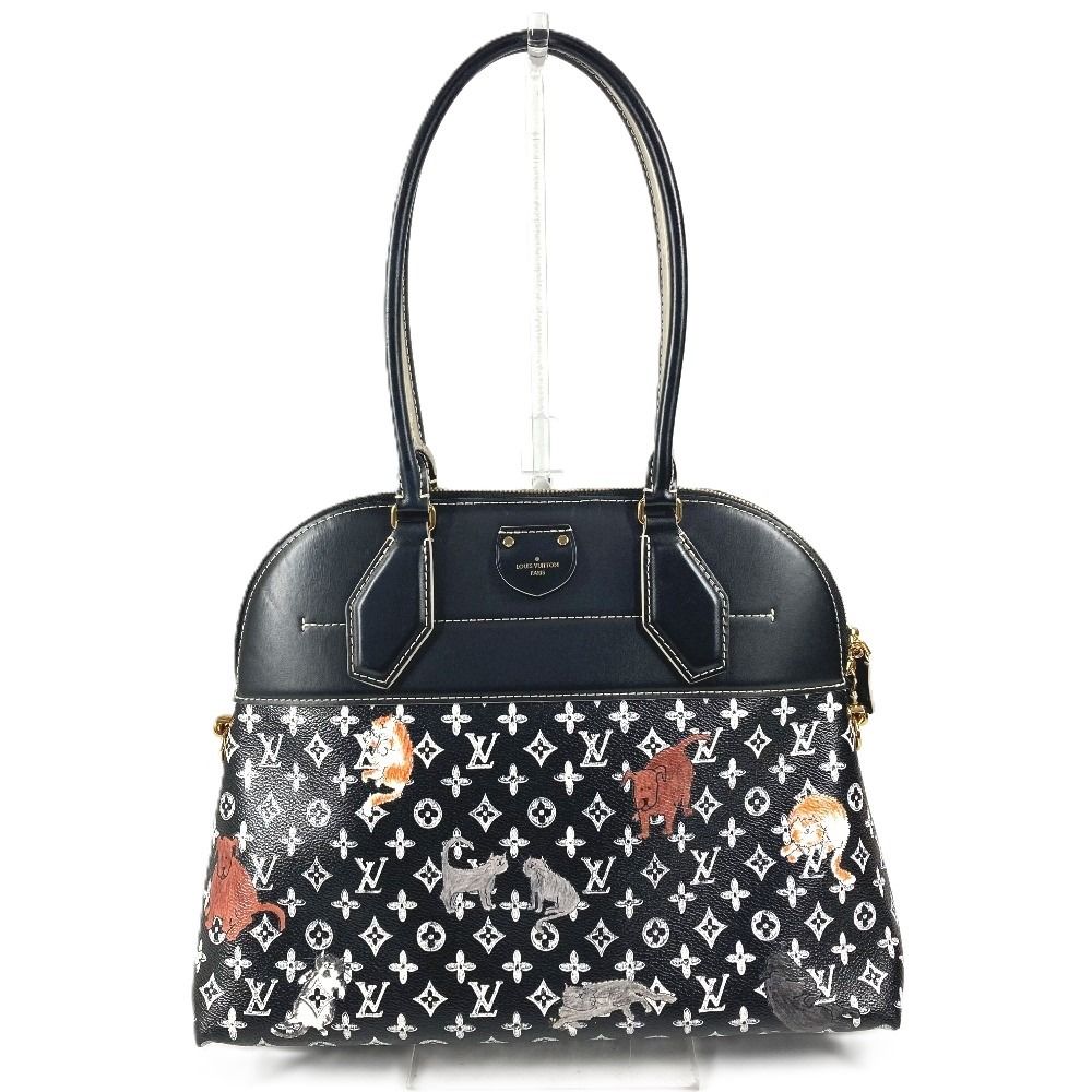 Louis Vuitton Shoulder Bag Alma Staple Leather Noir Black — view 2