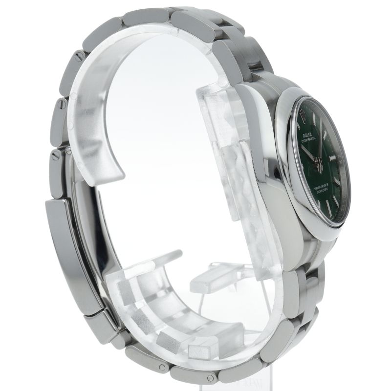Rolex Oyster Perpetual 31 Watch Green Box SS Polished — view 4