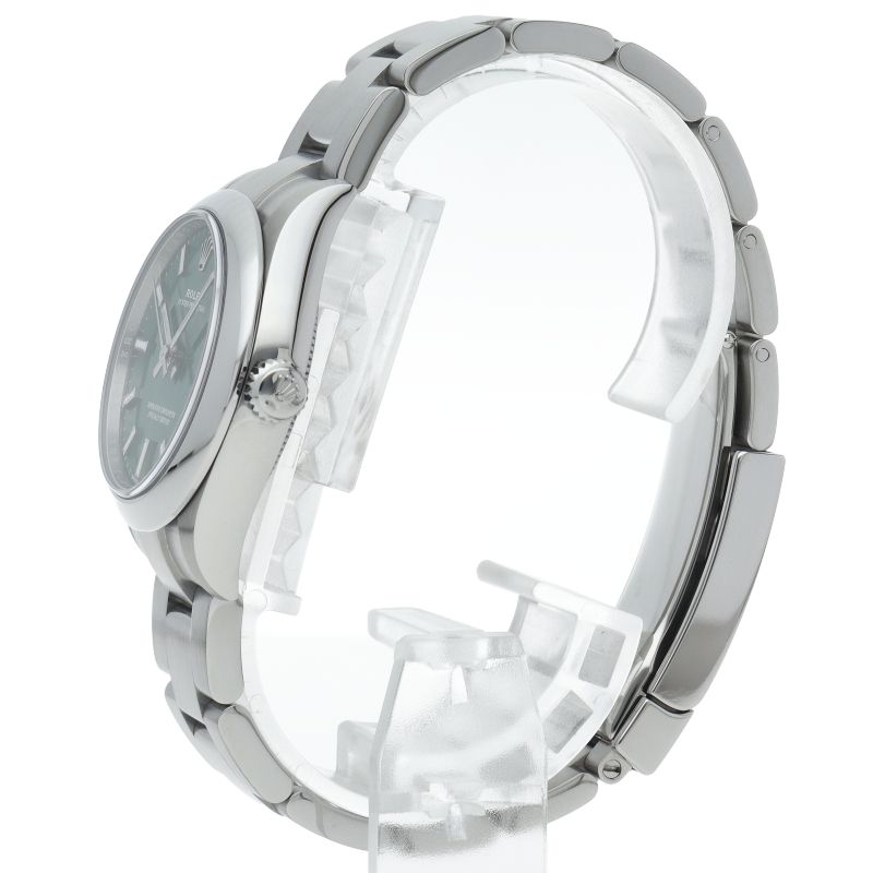 Rolex Oyster Perpetual 31 Watch Green Box SS Polished — view 3