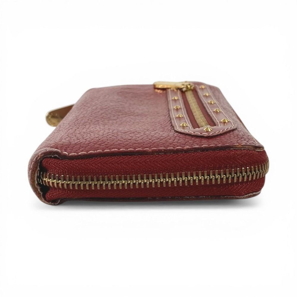 Louis Vuitton Wallet Zippy Tanami Suhali Leather Red — view 4