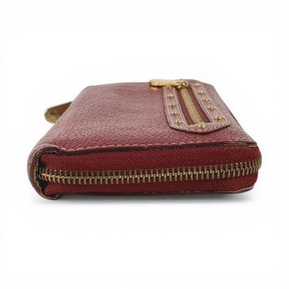 Louis Vuitton Wallet Zippy Tanami Suhali Leather Red — view 4