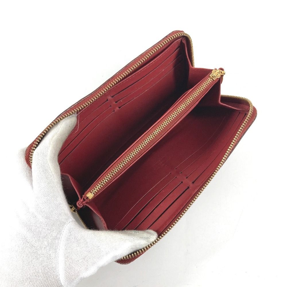Louis Vuitton Wallet Zippy Tanami Suhali Leather Red — view 7