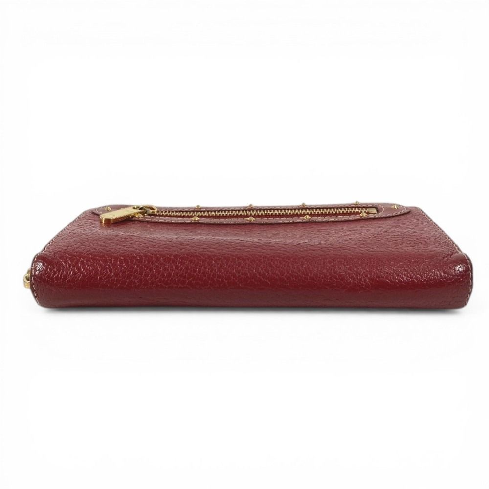 Louis Vuitton Wallet Zippy Tanami Suhali Leather Red — view 3