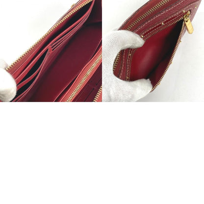 Louis Vuitton Wallet Zippy Tanami Suhali Leather Red — view 9