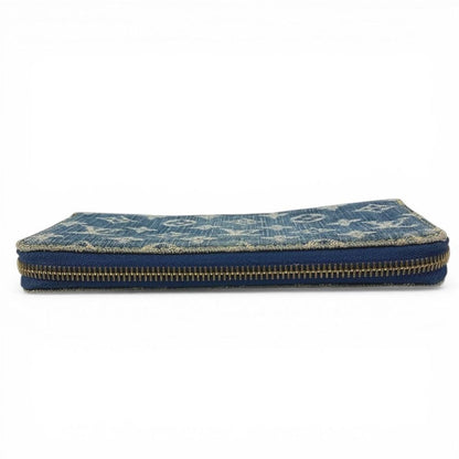 Louis Vuitton Wallet Zippy Monogram Denim Canvas Blue — view 4