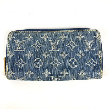Louis Vuitton Wallet Zippy Monogram Denim Canvas Blue