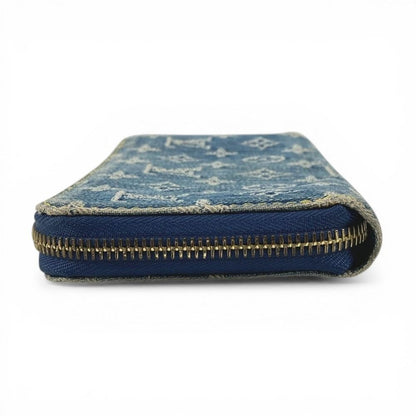 Louis Vuitton Wallet Zippy Monogram Denim Canvas Blue — view 6