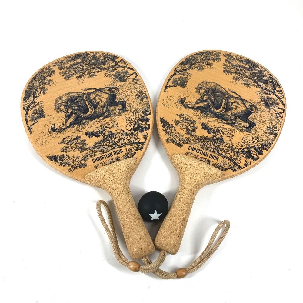 Dior Beach Racket Set Wood Game