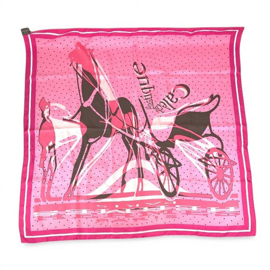 Hermes Scarf Carre 90 Silk Pink