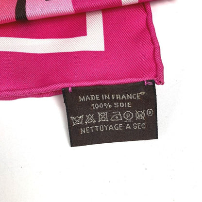 Hermes Scarf Carre 90 Silk Pink — view 5