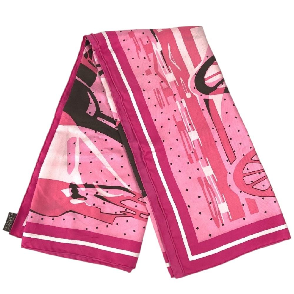 Hermes Scarf Carre 90 Silk Pink — view 4