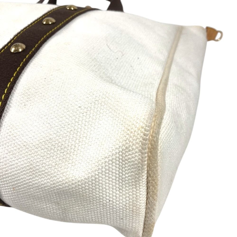 Louis Vuitton Shoulder Bag Cabas GM Canvas Ecru White — view 6