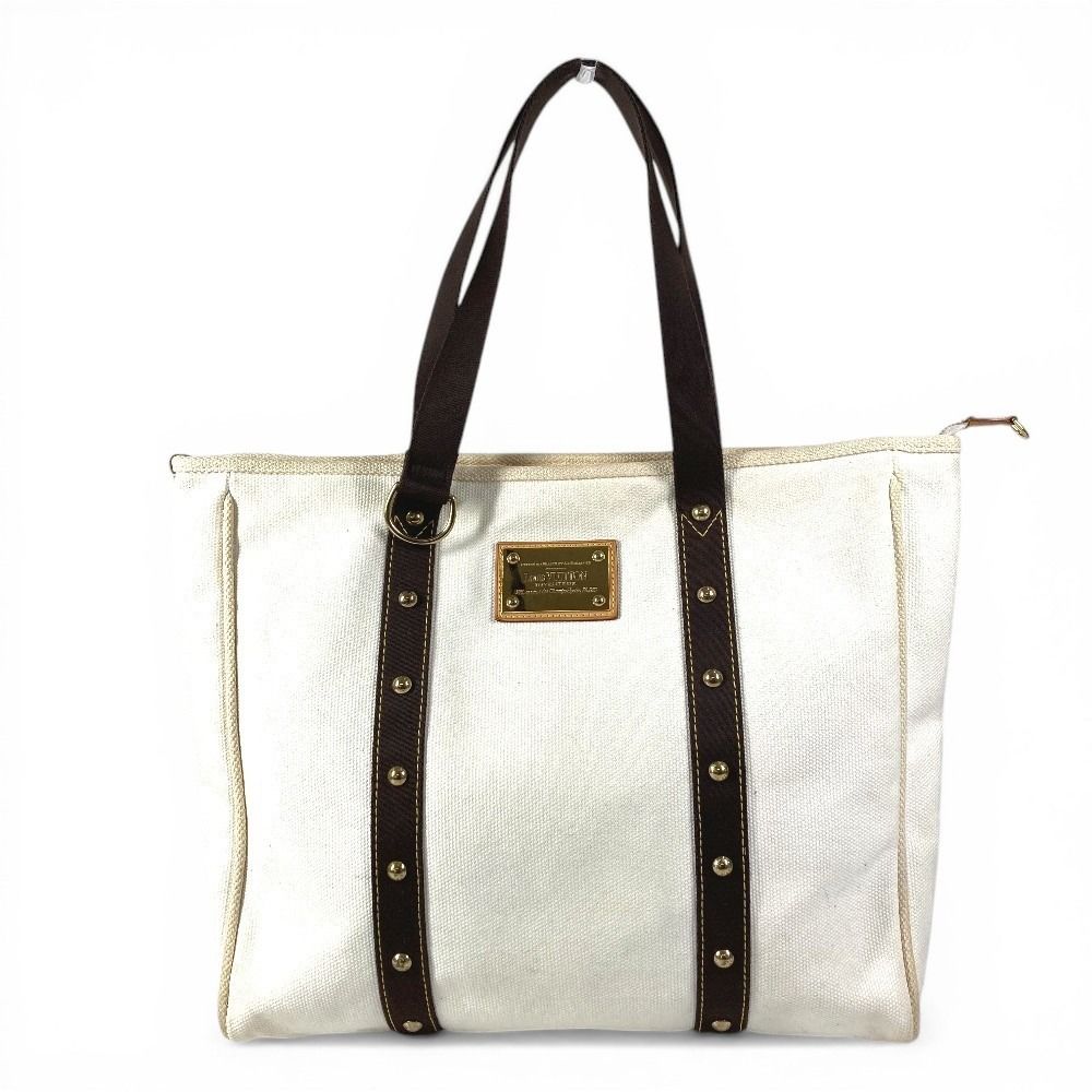 Louis Vuitton Shoulder Bag Cabas GM Canvas Ecru White