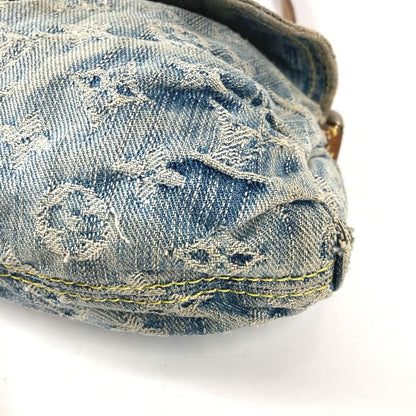 Louis Vuitton Shoulder Bag Mini Pleaty Monogram Denim Blue — view 5
