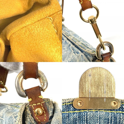 Louis Vuitton Shoulder Bag Mini Pleaty Monogram Denim Blue — view 9