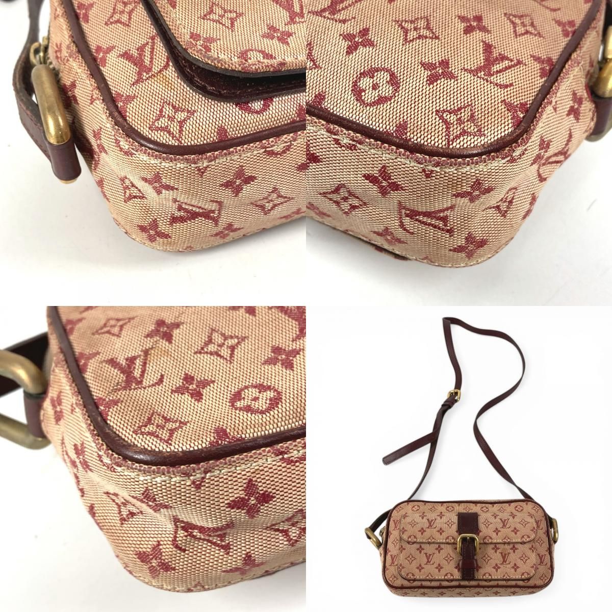 Louis Vuitton Shoulder Bag Juliette Monogram Mini Canvas Cherry Red — view 7