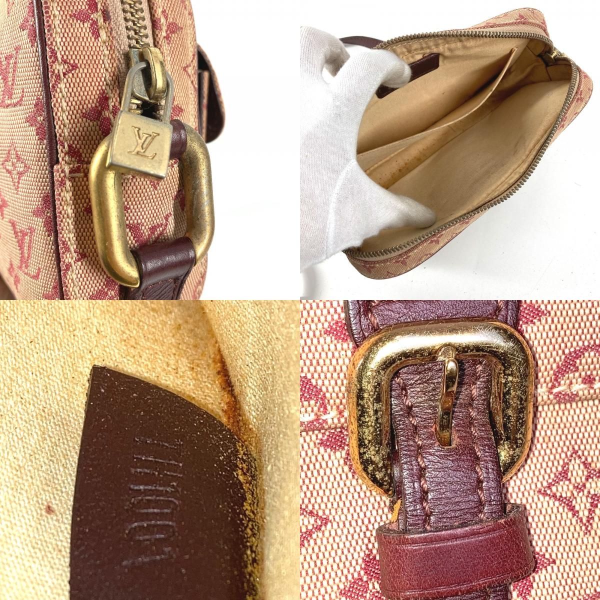 Louis Vuitton Shoulder Bag Juliette Monogram Mini Canvas Cherry Red — view 8