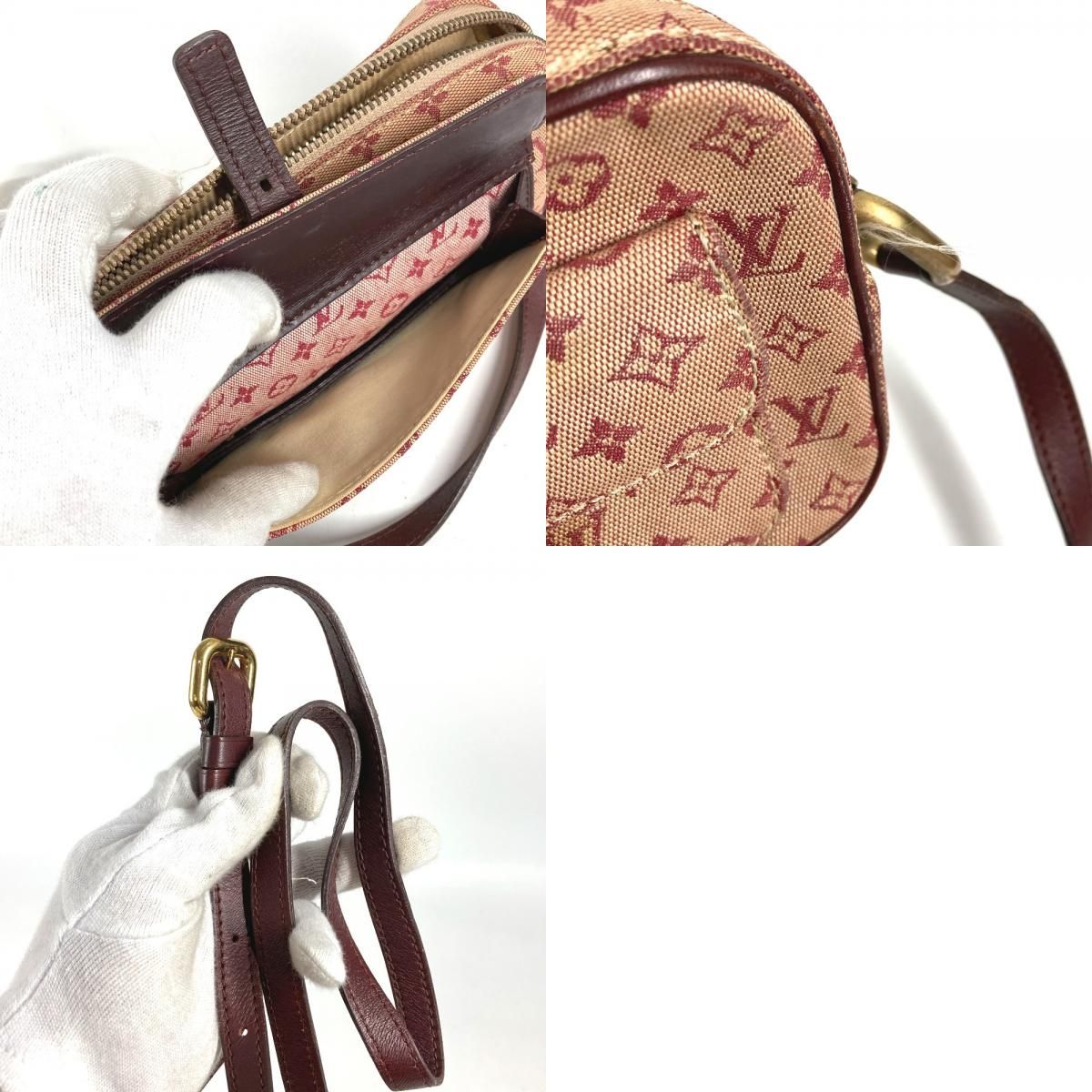Louis Vuitton Shoulder Bag Juliette Monogram Mini Canvas Cherry Red — view 9
