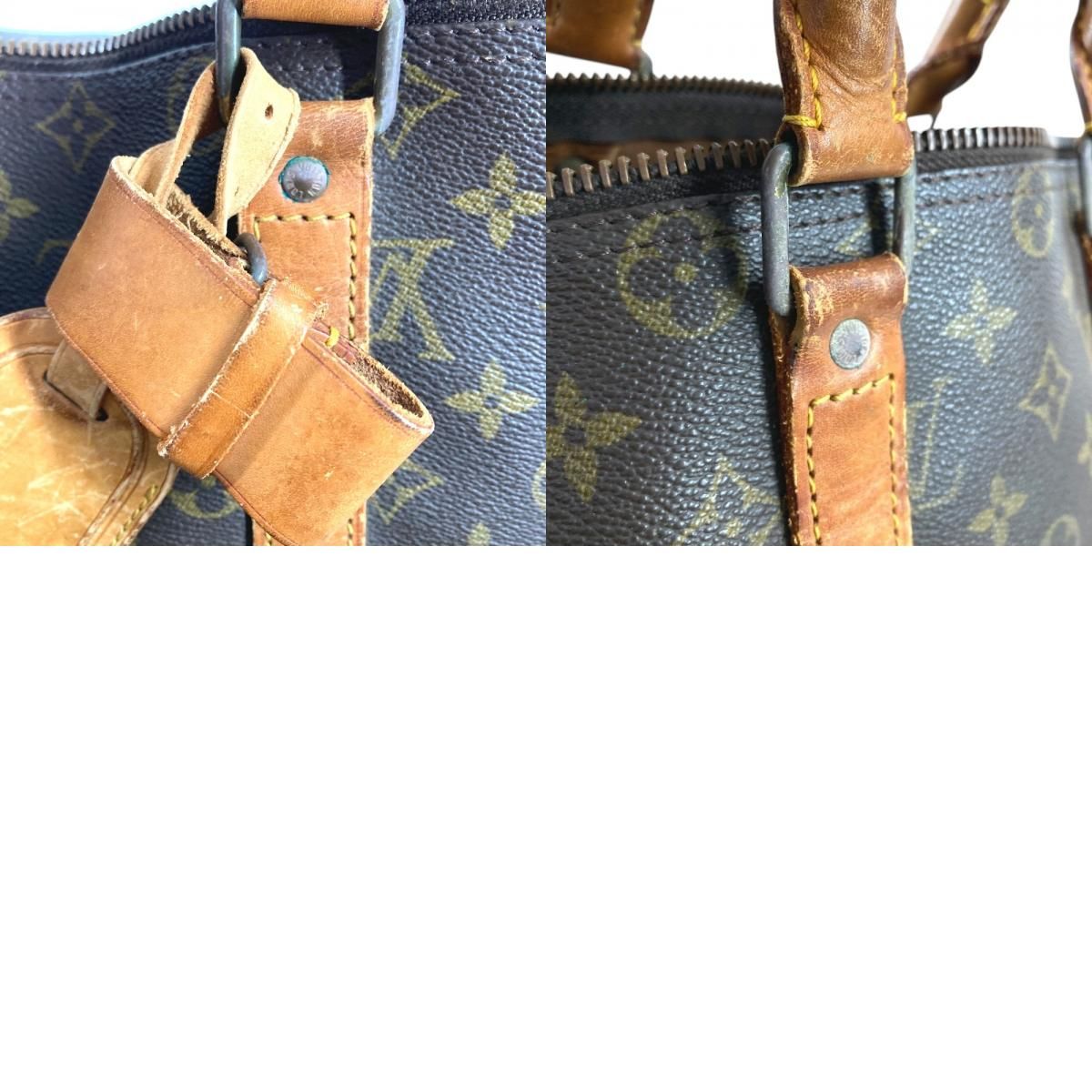Louis Vuitton Boston Bag Keepall 45 Monogram Canvas Brown — view 9