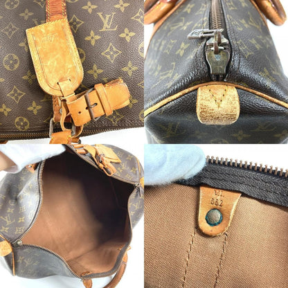 Louis Vuitton Boston Bag Keepall 45 Monogram Canvas Brown — view 8
